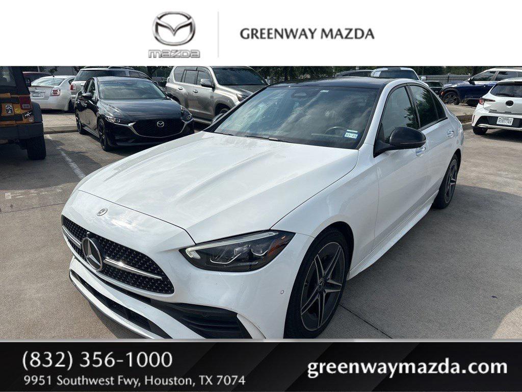 used 2023 Mercedes-Benz C-Class car, priced at $33,998