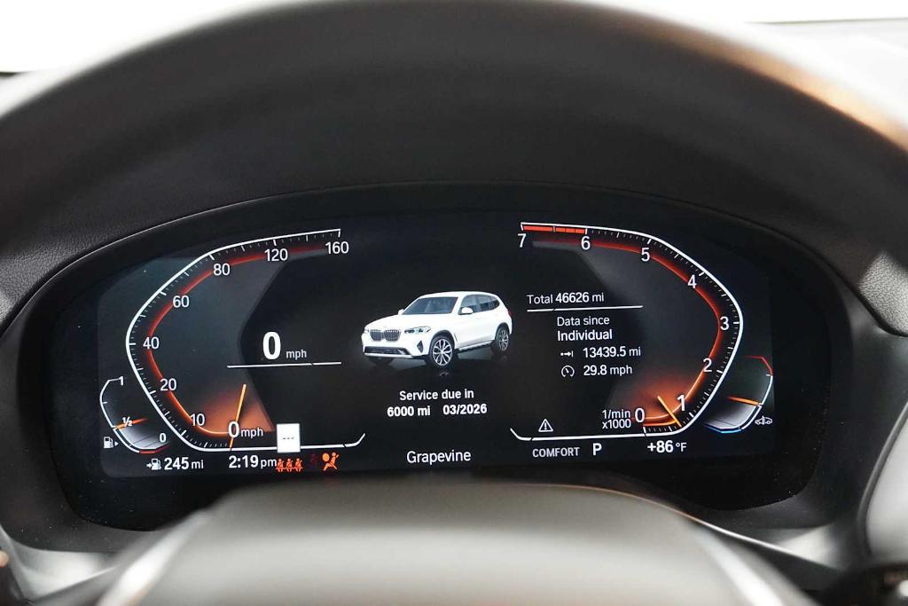 used 2023 BMW X3 car