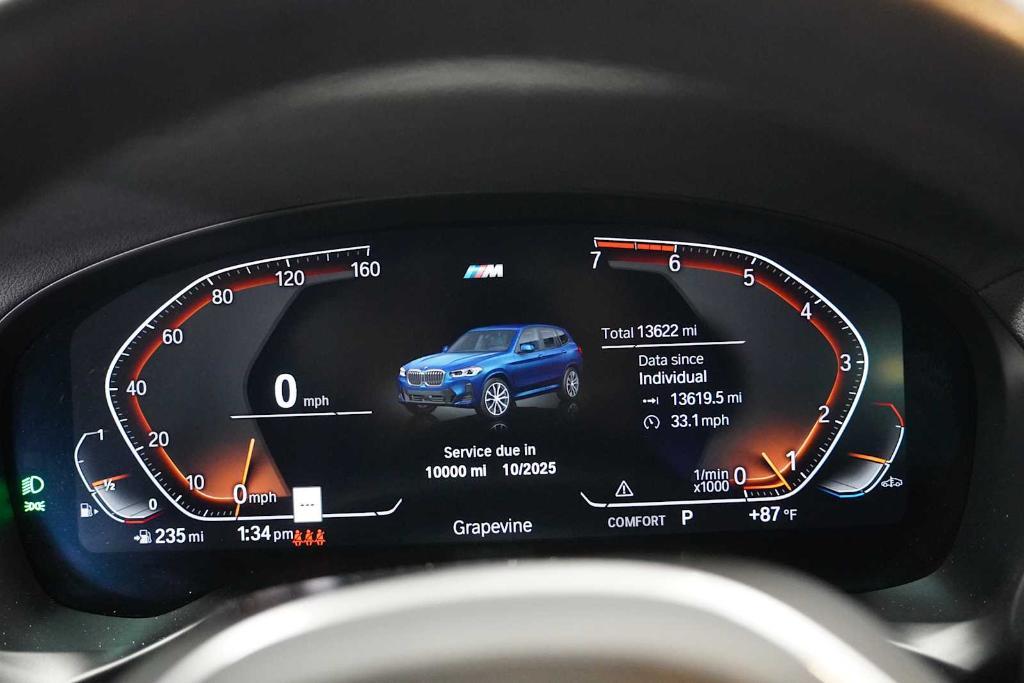 used 2022 BMW X3 car, priced at $40,988