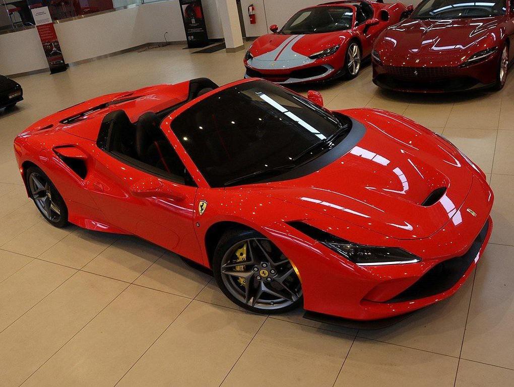 used 2023 Ferrari F8 Spider car, priced at $419,999