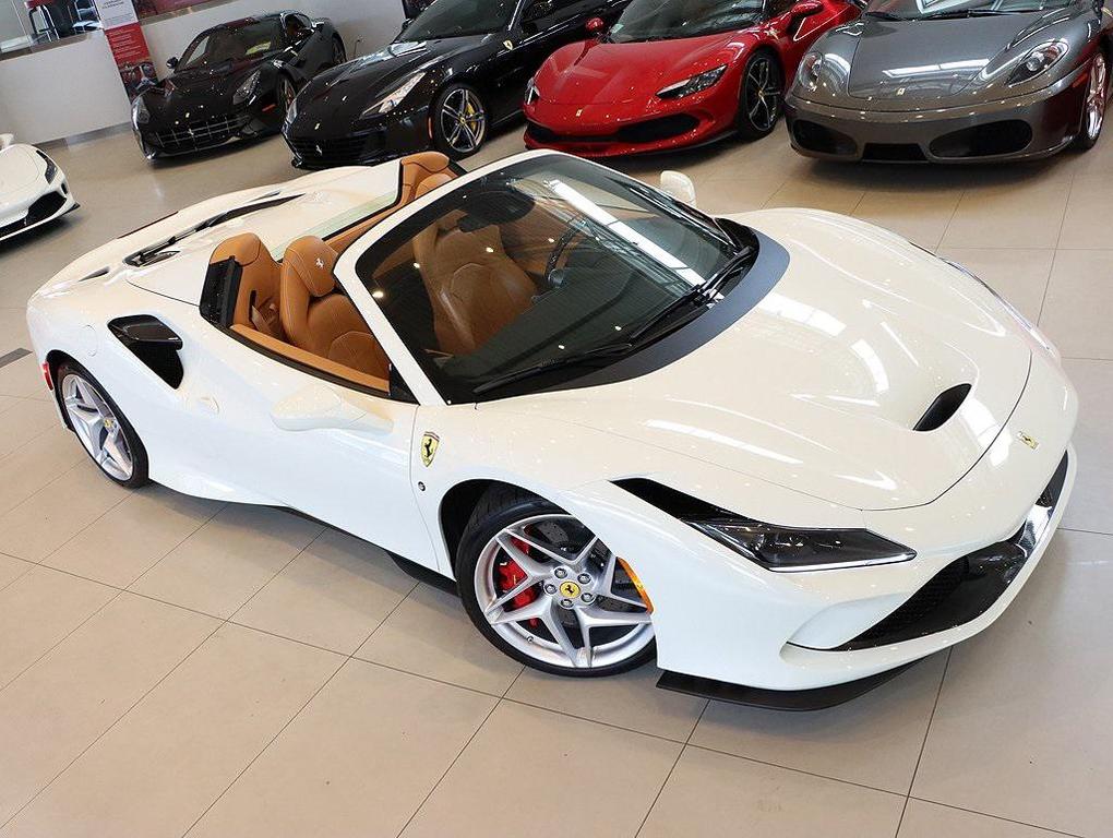 used 2022 Ferrari F8 Spider car, priced at $419,999