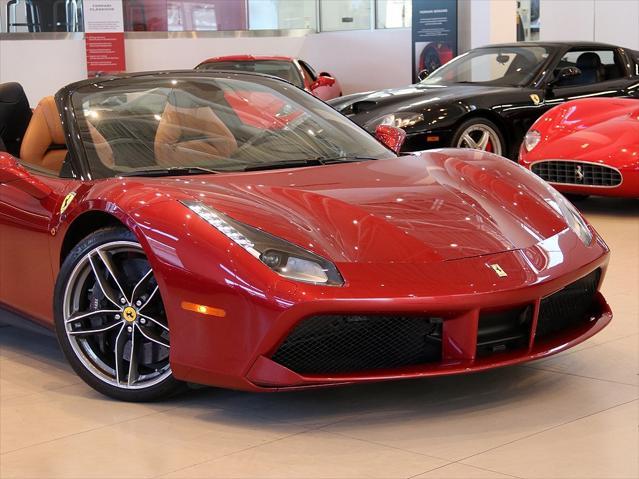 used 2018 Ferrari 488 Spider car, priced at $269,999