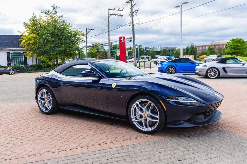 used 2024 Ferrari Roma Spider car, priced at $347,999
