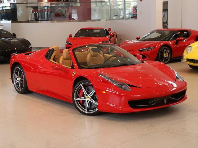 used 2015 Ferrari 458 Spider car, priced at $259,999