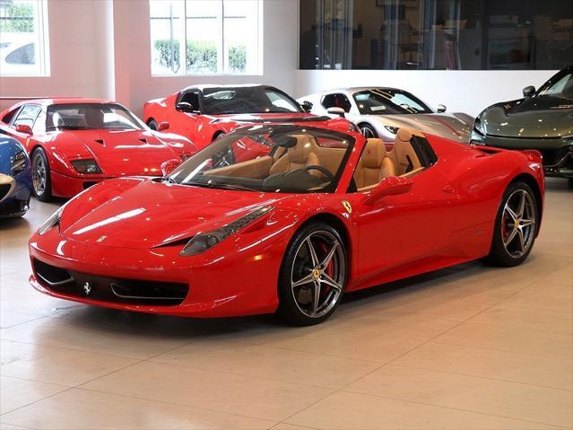 used 2015 Ferrari 458 Spider car, priced at $259,999