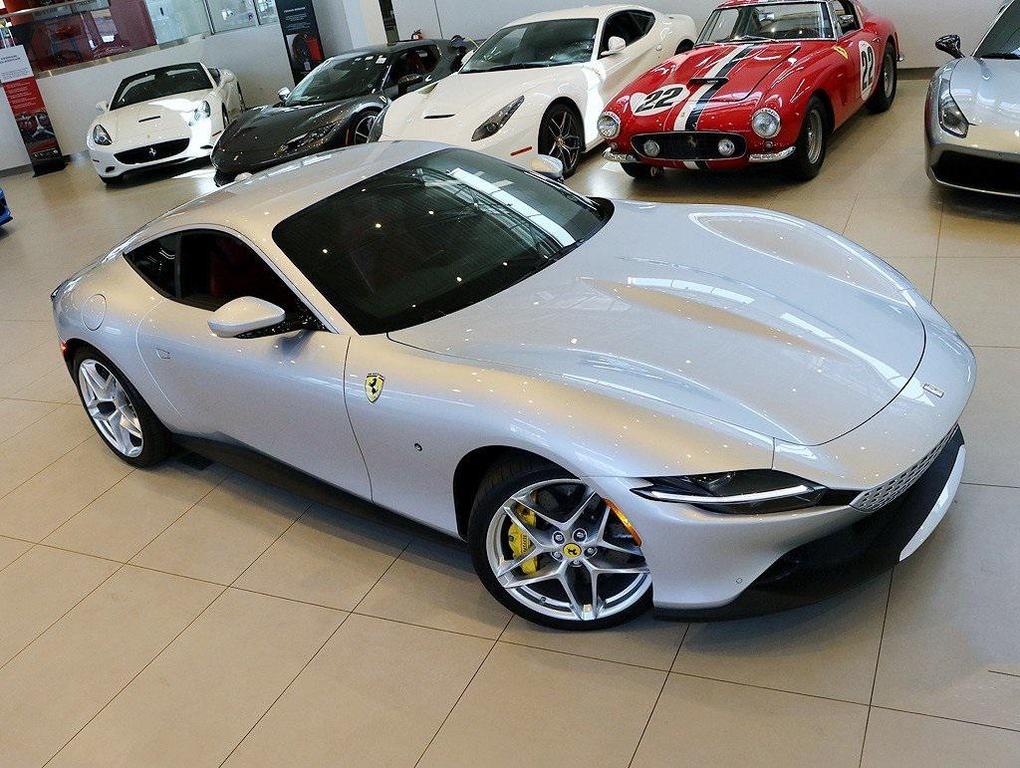 used 2021 Ferrari Roma car, priced at $212,499