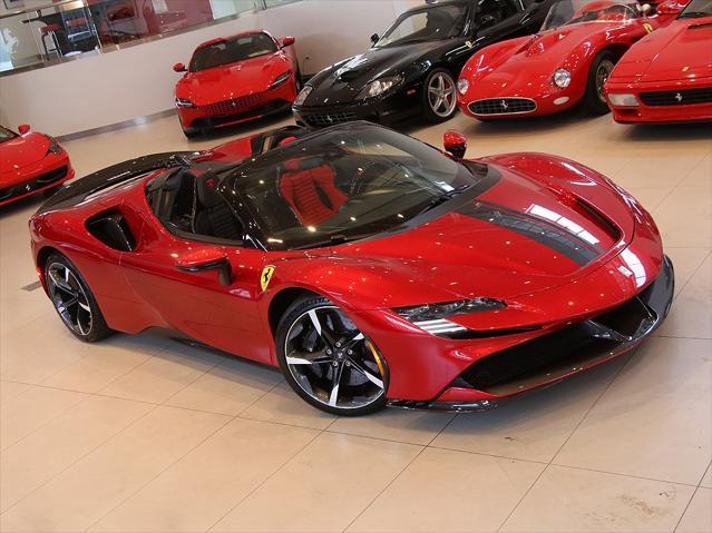 used 2023 Ferrari SF90 Spider car, priced at $859,999