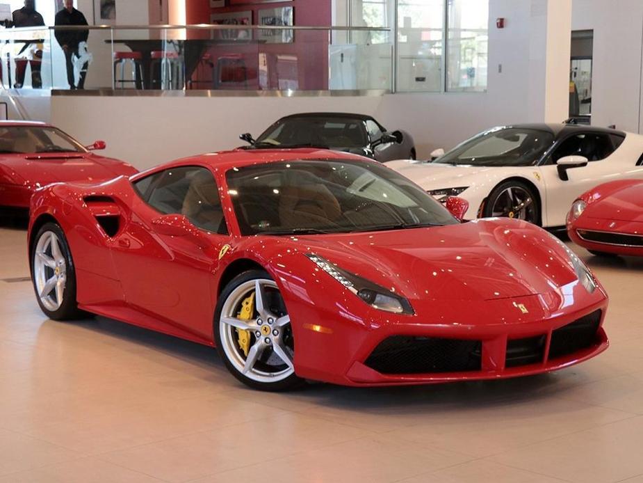 used 2018 Ferrari 488 GTB car, priced at $249,999