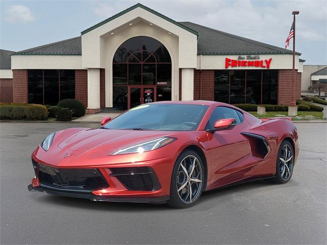 used 2021 Chevrolet Corvette car, priced at $68,850