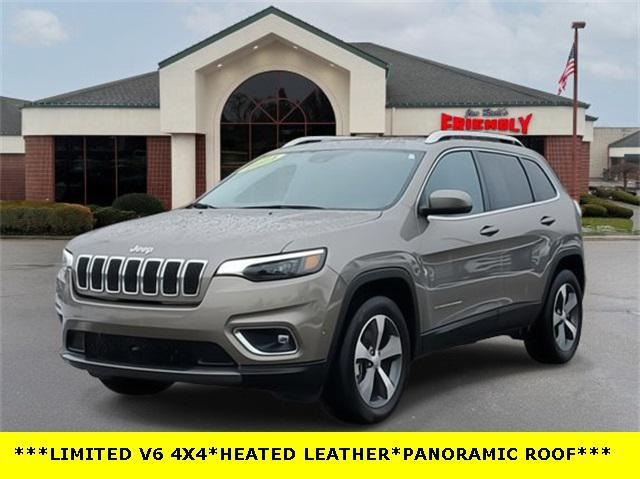 used 2021 Jeep Cherokee car, priced at $25,500