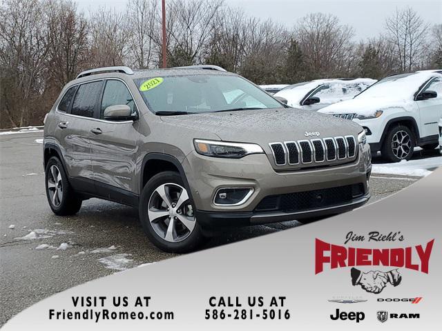 used 2021 Jeep Cherokee car, priced at $25,500