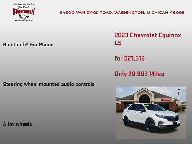 used 2023 Chevrolet Equinox car, priced at $21,516