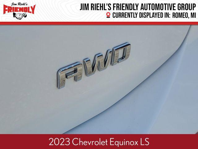 used 2023 Chevrolet Equinox car, priced at $21,516