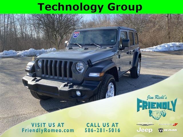 used 2021 Jeep Wrangler Unlimited car, priced at $26,697