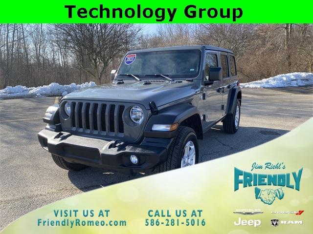 used 2021 Jeep Wrangler Unlimited car, priced at $28,393