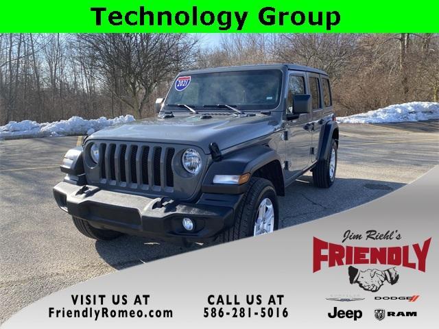 used 2021 Jeep Wrangler Unlimited car, priced at $28,273