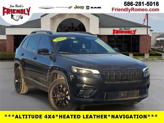 used 2023 Jeep Cherokee car, priced at $21,000