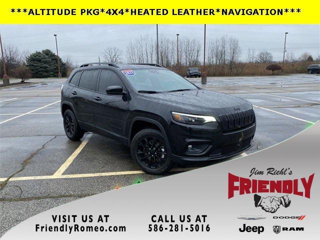 used 2023 Jeep Cherokee car, priced at $22,500