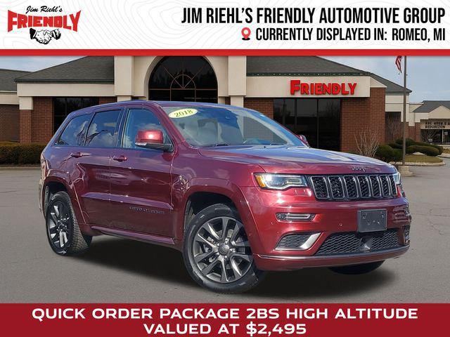 used 2018 Jeep Grand Cherokee car, priced at $21,053