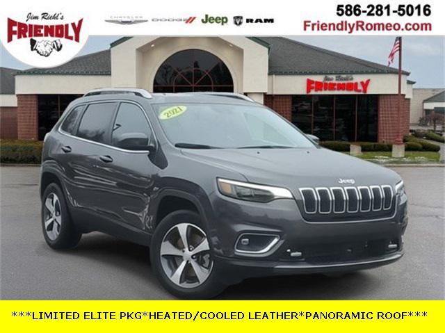 used 2021 Jeep Cherokee car, priced at $25,000