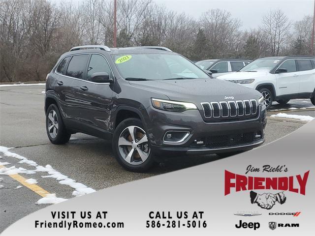 used 2021 Jeep Cherokee car, priced at $26,000