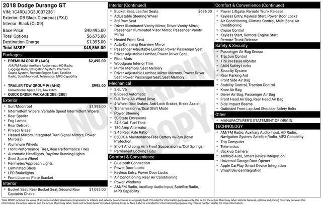 used 2018 Dodge Durango car