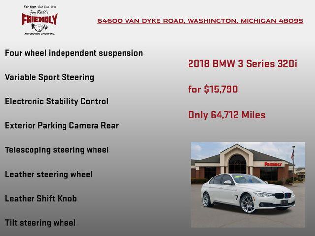 used 2018 BMW 320 car, priced at $15,790
