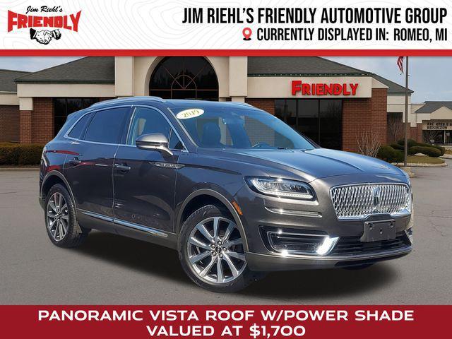 used 2019 Lincoln Nautilus car, priced at $20,957