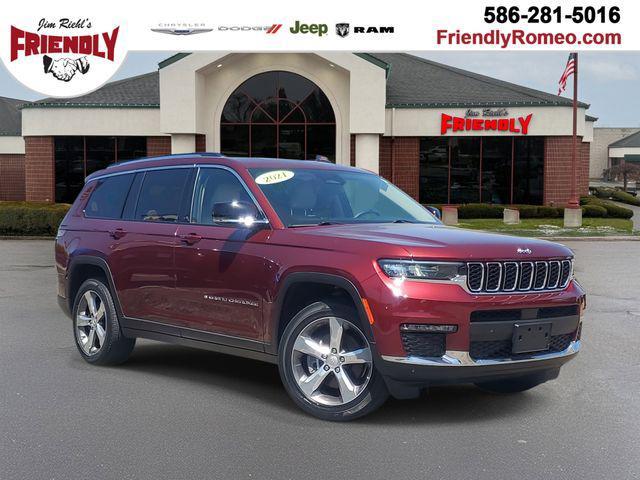 used 2021 Jeep Grand Cherokee L car, priced at $29,946