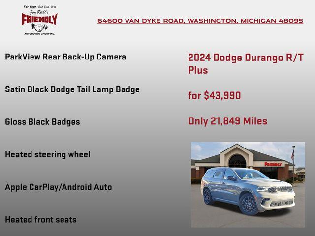 used 2024 Dodge Durango car, priced at $43,990