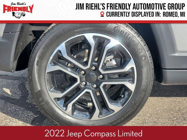 used 2022 Jeep Compass car, priced at $23,457