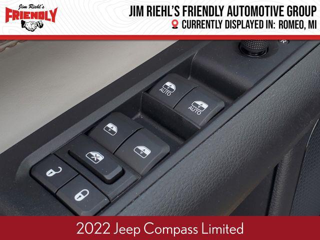 used 2022 Jeep Compass car, priced at $23,457