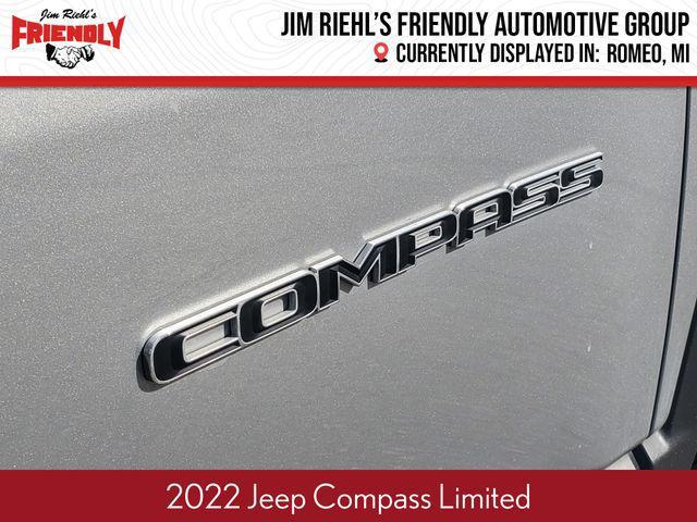 used 2022 Jeep Compass car, priced at $23,457