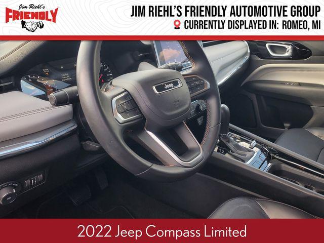 used 2022 Jeep Compass car, priced at $23,457