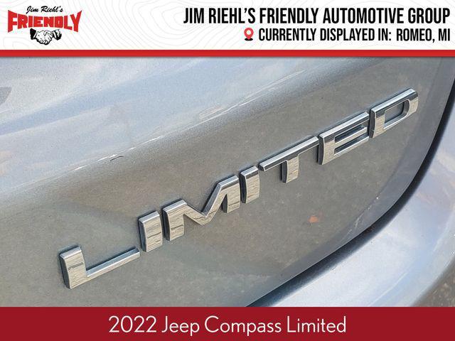 used 2022 Jeep Compass car, priced at $23,457