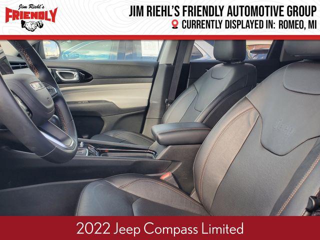 used 2022 Jeep Compass car, priced at $23,457