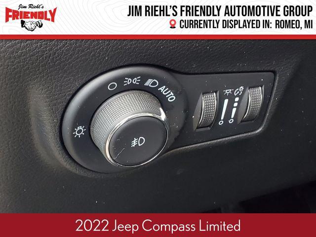 used 2022 Jeep Compass car, priced at $23,457