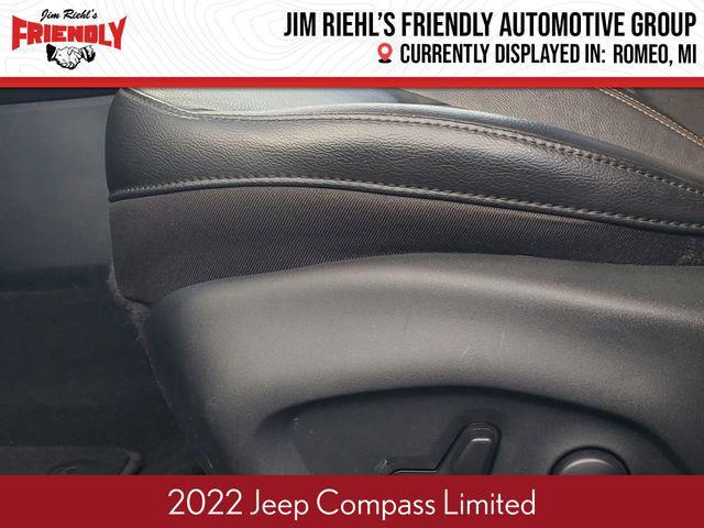 used 2022 Jeep Compass car, priced at $23,457