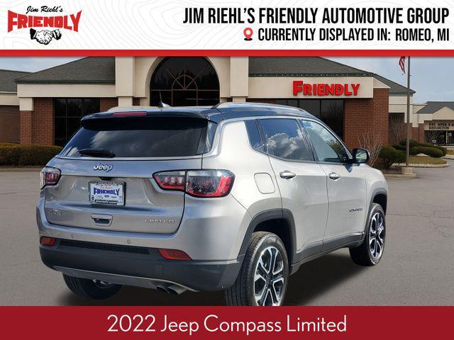 used 2022 Jeep Compass car, priced at $23,457