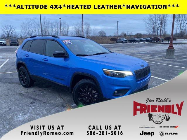 used 2023 Jeep Cherokee car, priced at $23,500