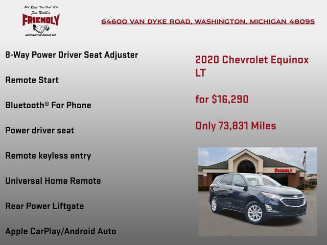 used 2020 Chevrolet Equinox car, priced at $16,290