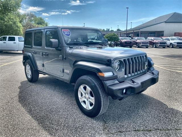 used 2021 Jeep Wrangler Unlimited car, priced at $33,202
