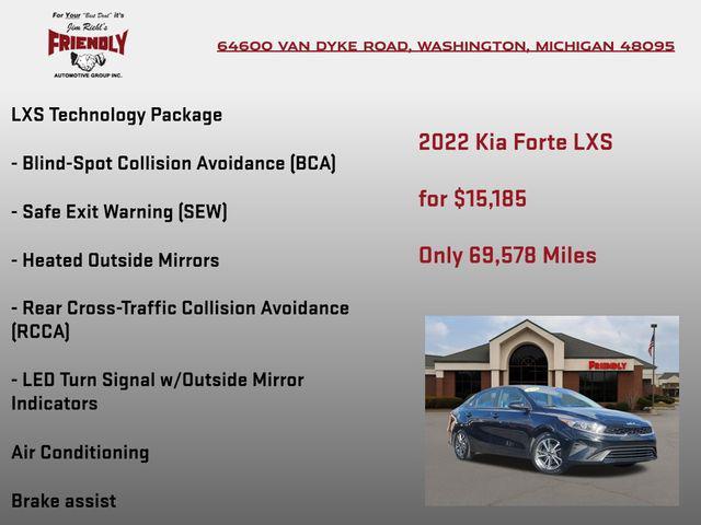 used 2022 Kia Forte car, priced at $15,185