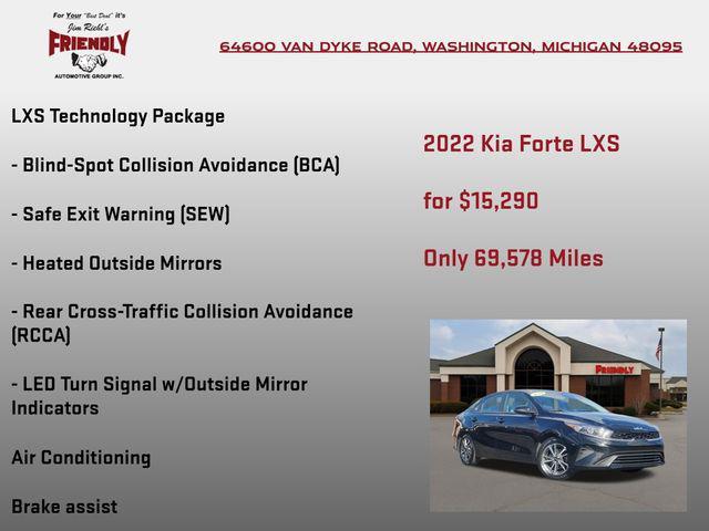 used 2022 Kia Forte car, priced at $15,290