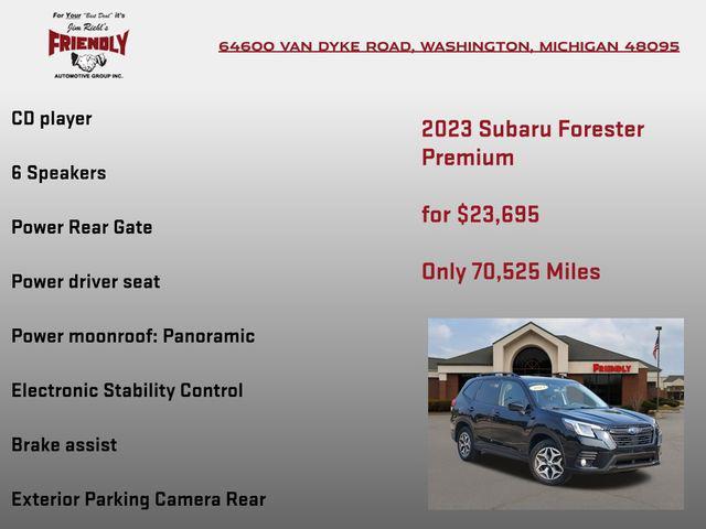 used 2023 Subaru Forester car, priced at $23,637