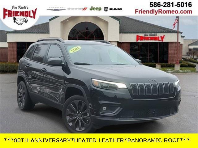 used 2021 Jeep Cherokee car, priced at $23,000