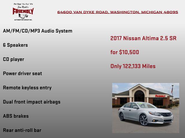 used 2017 Nissan Altima car, priced at $10,500