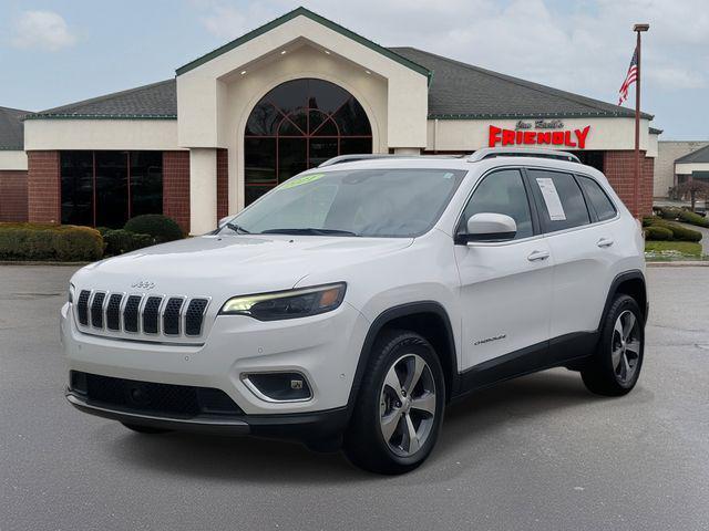 used 2021 Jeep Cherokee car, priced at $23,655