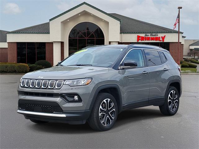used 2022 Jeep Compass car, priced at $24,590
