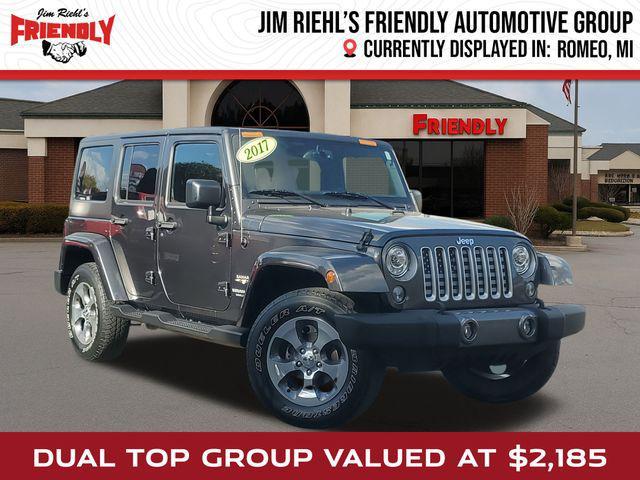 used 2017 Jeep Wrangler Unlimited car, priced at $22,145